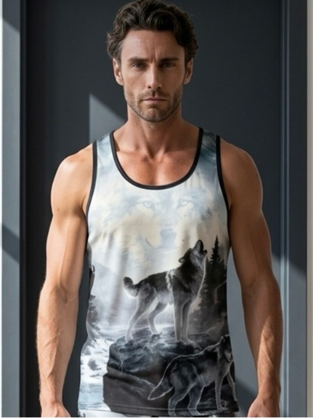 2 for $30 | Wolf Graphic Tank Top